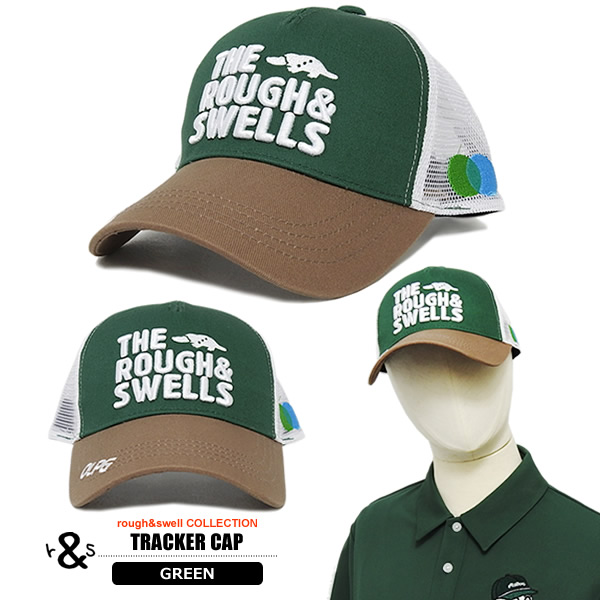 rough&swell［ラフアンドスウェル］TRACKER CAP/メッシュキャップ