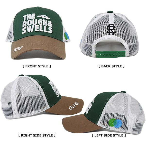 rough&swell［ラフアンドスウェル］TRACKER CAP/メッシュキャップ