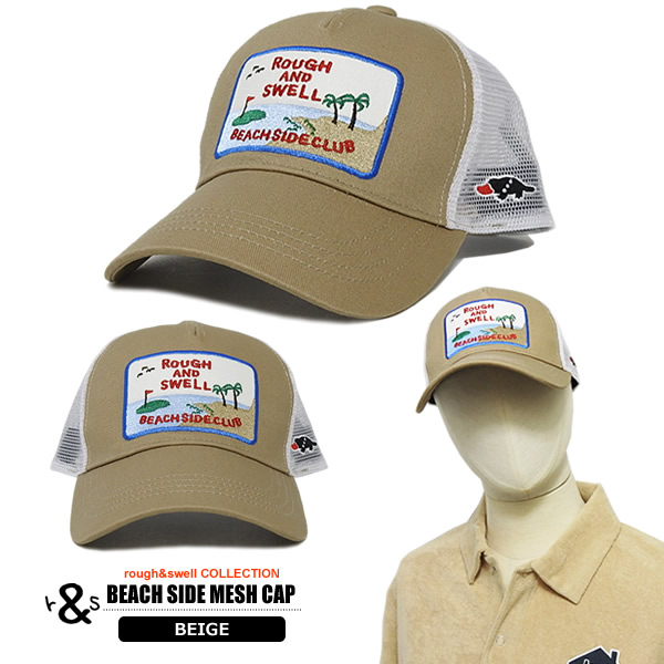 rough&swell［ラフアンドスウェル］BEACH SIDE MESH CAP/メッシュ