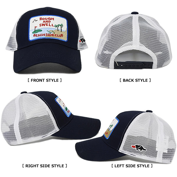 rough&swell［ラフアンドスウェル］BEACH SIDE MESH CAP/メッシュ