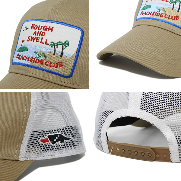 rough&swell［ラフアンドスウェル］BEACH SIDE MESH CAP/メッシュ