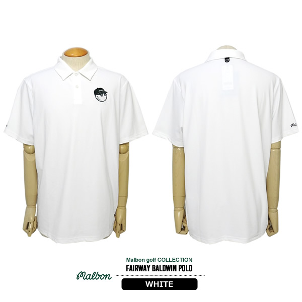 Malbon golf［マルボンゴルフ］FAIRWAY BALDWIN POLO/半袖ポロシャツが