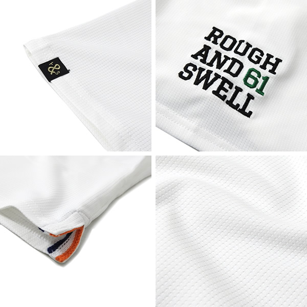 rough&swell［ラフアンドスウェル］TDA FLAG MOCK/半袖モックネック