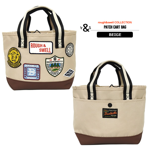 rough&swell［ラフアンドスウェル］PATCH CART BAG/ワッペンカート