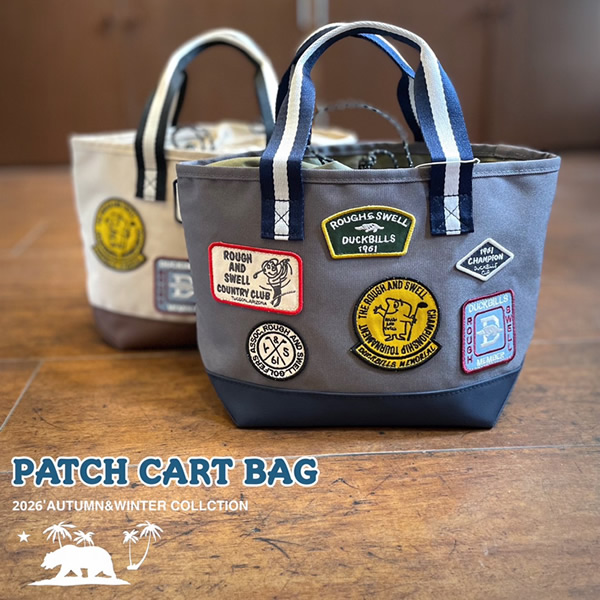 rough&swell［ラフアンドスウェル］PATCH CART BAG/ワッペンカート