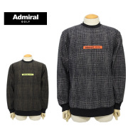 【SALE 50%OFF】アドミラルゴルフ メンズ スウェット  チェック柄 保温 軽量 AdmiralGOLF ADMA376 23a セール