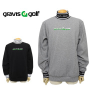 【SALE 50%OFF】グラビス メンズ ゴルフ モックネック 長袖  ストレッチ プリント gravis golf GGM-3C-AA01 23a セール