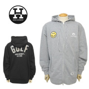 rough&swell［ラフアンドスウェル］COLLEGE HOODIE/カレッジプリント  