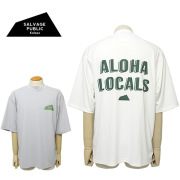 美品　rough swell 半袖モックネックシャツ メンズL セール ラフアンドスウェル rough&swell モックネックシャツ