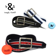ラフ＆スウェル　ゴルフ　ベルト　リバーシブル　新品未使用 rough&swell［ラフアンドスウェル］TRICOLOR MESH BELT/リバーシブル式