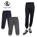 ラフアンドスウェル パンツ メンズ ゴルフ ジョガーパンツ ウール チェック柄 ストレッチ rough&swell RSM-23275 NEW CHECKED BOLT 2023秋冬