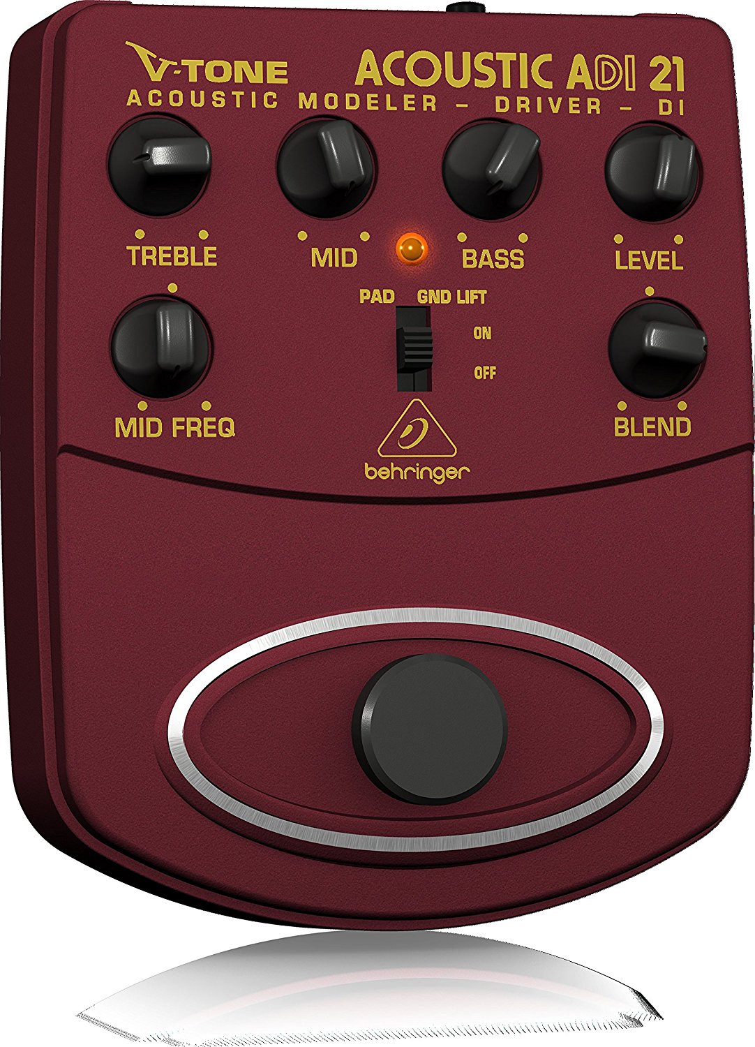 【お取り寄せ商品】BEHRINGER　ADI21 V-Tone Acoustic　アコギ用プリアンプ 【 アコギPU取り付け相談も！ 】