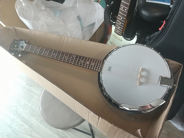 【お取り寄せ商品】Blanton　BB-15G　ギターバンジョー 　マイク搭載アンプに繋げる GUITAR Banjo　【 ブラントン BB15G  】