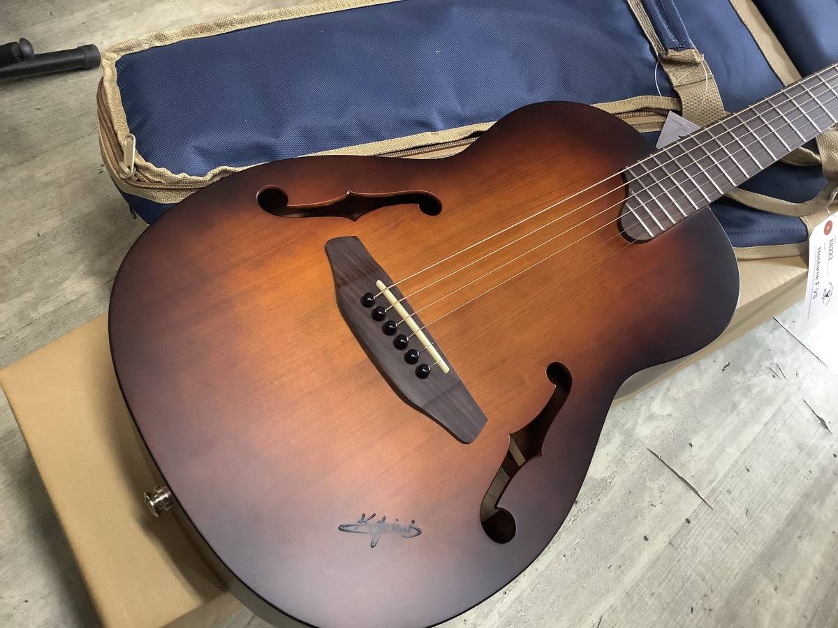 K.Yairi Nocturne Fホール仕様　F-Custom 　マイク搭載　アンプに繋げる　PICKUP付 【 オール単板 】【 Kヤイリ ノクターン カスタム　PU搭載 Nocturne-F　CTM 】