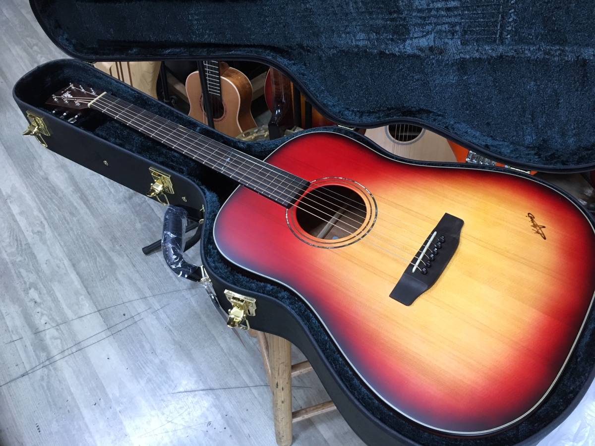 【お取り寄せ商品】K.Yairi LO-65　RB　マイク搭載　アンプに繋げる　PICKUP付　LO65  【 Kヤイリ K.Yairi LO-65　　PU搭載 】　