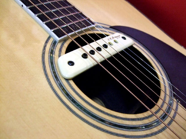 【お取り寄せ商品】 L.R.Baggs M1 Passive　本体加工不要の簡単取り付けマイク！　アコギピックアップ