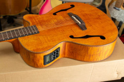 ARIA FET-F2 STBR Stained Brown　Fホール　エレアコ　サテン　