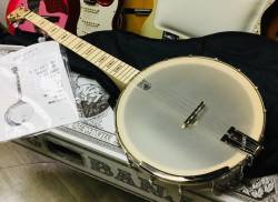 美品　GOODTIME バンジョー ウクレレ木製 USA製 Deering Goodtime Banjo Ukulele Concert Scale | 【クロサワ