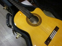 K.Yairi CE-3 エレガット 【 45ミリ スリムネック 】マイク付 アンプに  