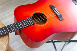 【牛骨】S.yairi YF-45!少し小ぶり【弾き易く調整☆新品の弦】 S.Yairi YD-04 CS Cherry Sunburst アコギ 初心者にも 本体調整