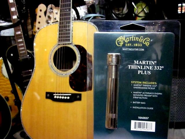 Martin Thinline 332 Plus　PICKUP　取付無料! マーティン アコースティックギター用マイク　【 マーチン アコギ用ピックアップ　シンライン 332 】