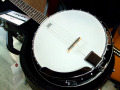 Aria　SB-10　５弦バンジョー 　ハードケース付き　マイク搭載アンプに繋げる　エレキバンジョー　Banjo