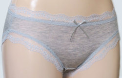 「[le miaou]キャッツ」 ＃５７６３　杢リヨセル　シャーリング　ショーツ　グレー