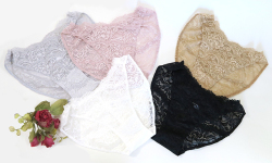 「[le miaou]キャッツ」 ＃5791　アシメントリーストレッチレースレース　ショーツ５カラー