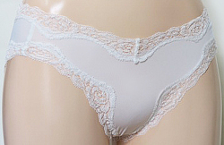 「[le miaou]キャッツ」 ＃５６７３　マイクロファイバー パート２　ショーツＭ　オフホワイト