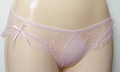 レース フリル ショーツ ピンク