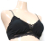 「[le miaou]キャッツ」 ＃０７５５　アピスベアー天パート３　ノンワイヤーブラ・ソフトブラＭ　ブラック