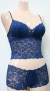 「[le miaou]キャッツ」 ＃２706　薔薇柄８インチストレッチレース　 ロングソフトブラと別売りでお揃いのヒップハンガー