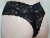 「[le miaou]キャッツ」 ＃５６６３　波型ストレッチレース タンガ　バックスタイル