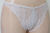 「[le miaou]キャッツ」 ＃５７０７　薔薇柄８インチストレッチレース タンガ オフホワイト