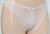 「[le miaou]キャッツ」 ＃５７７７　８インチストレッチレース タンガ オフホワイト