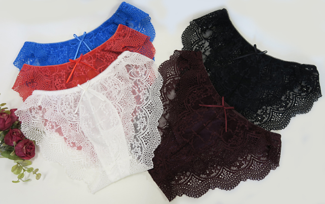 「[le miaou]キャッツ」 ＃５７７６　 ８インチストレッチレース ショーツ ５カラー