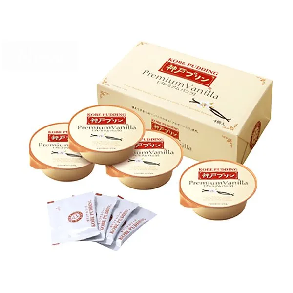 神戸プリン プレミアムバニラ 4個入 トーラク 《のし対応》 神戸土産