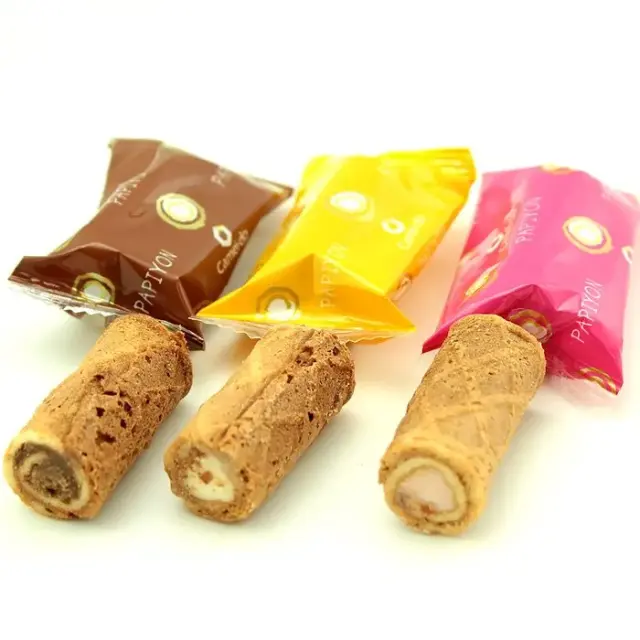 パピヨン １２個入 クリーム ロールクッキー 亀の井亀井堂本家 神戸土産 焼菓子 おみやげ　敬老の日 ギフト　贈り物 個包装