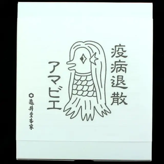 小瓦せんべい（アマビエ） 8枚入   亀の井亀井堂本家