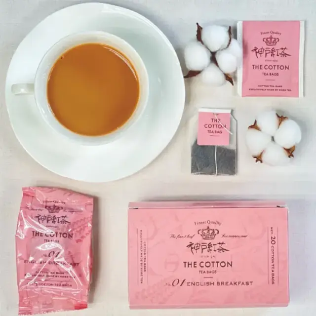神戸紅茶 THE COTTON  NO.１ イングリッシュブレックファスト ２０P  神戸土産 紅茶 ティーバッグ 賞味期限 常温 人気 通販 おいしい おしゃれ 可愛い プレゼント 贈答品