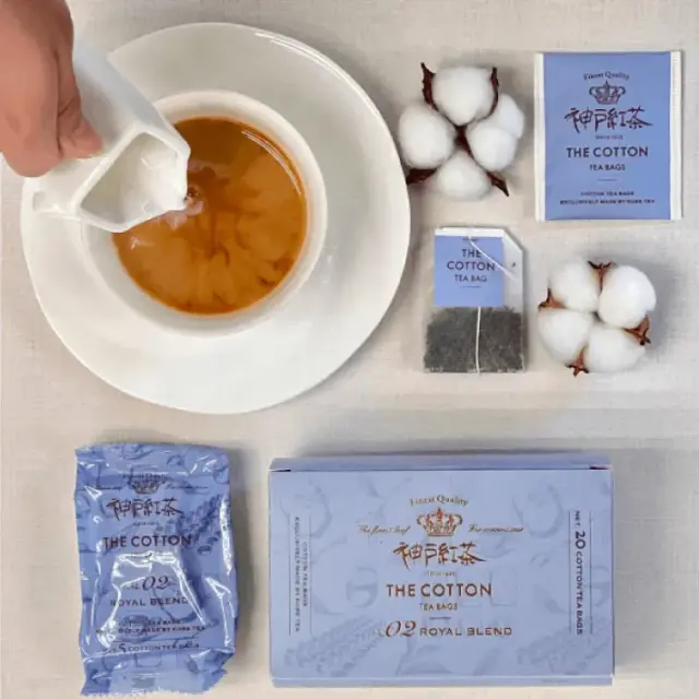 神戸紅茶 THE COTTON  NO.２ ロイヤルブレンド ２０P  神戸土産 紅茶 ティーバッグ 賞味期限 常温 人気 通販 おいしい おしゃれ 可愛い プレゼント 贈答品