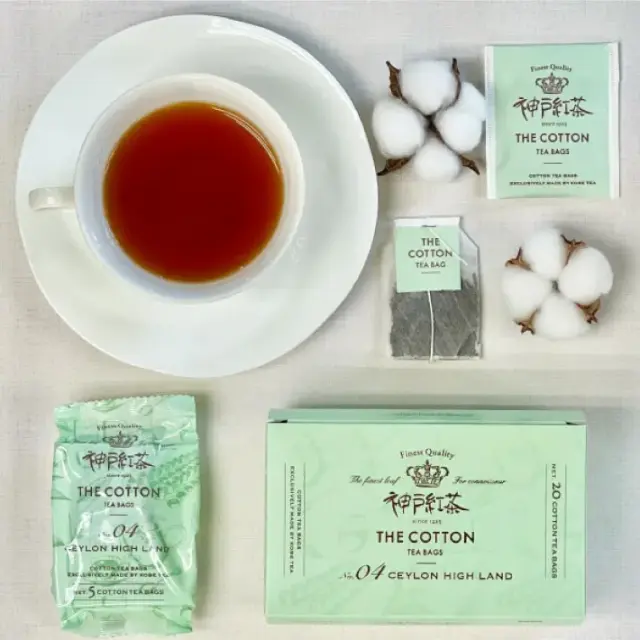 神戸紅茶 THE COTTON  NO.４ セイロンハイランド ２０P 神戸土産 紅茶 ティーバッグ 賞味期限 常温 人気 通販 おいしい おしゃれ 可愛い プレゼント 贈答品