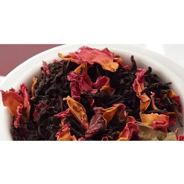 神戸土産 神戸紅茶　鑑定士セレクションリーフ　KSL　薔薇の紅茶８０ｇ