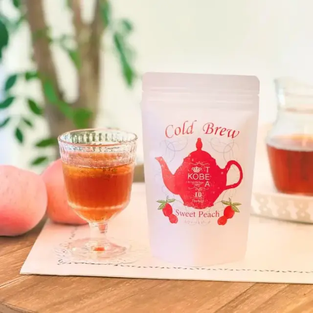 神戸紅茶 Cold Brew Tea スウィートピーチ 10ティーバッグス