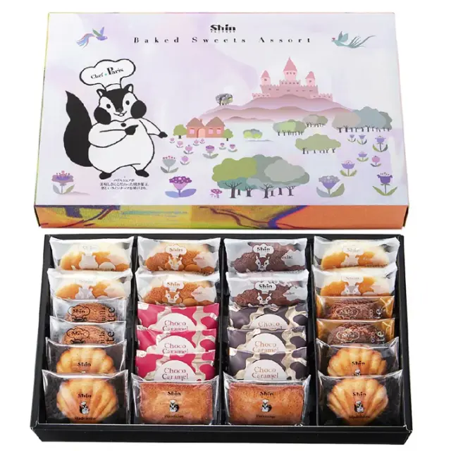 ファクトリーシン 森のスイーツ工房 セレクト 24個入 SS35-25D (のし・ラッピング対応) 神戸土産 神戸スイーツ ギフト プレゼント 洋菓子 焼菓子 個包装 賞味期限 常温 美味しい 御中元 御歳暮 御供 御年賀 御祝 内祝 人気 ランキング 通販