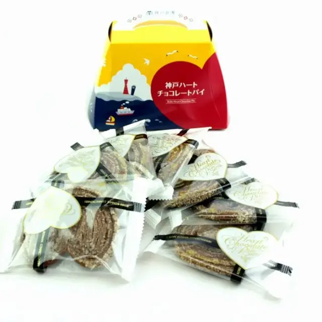 神戸ハートチョコレートパイ手提げ 7枚入  神戸浪漫