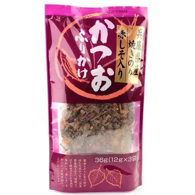 焼き海苔 赤しそ入り かつお ふりかけ ３袋入 鰹節のカネイ