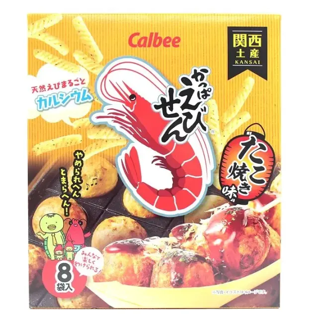 カルビー かっぱえびせん たこ焼き味 8袋入