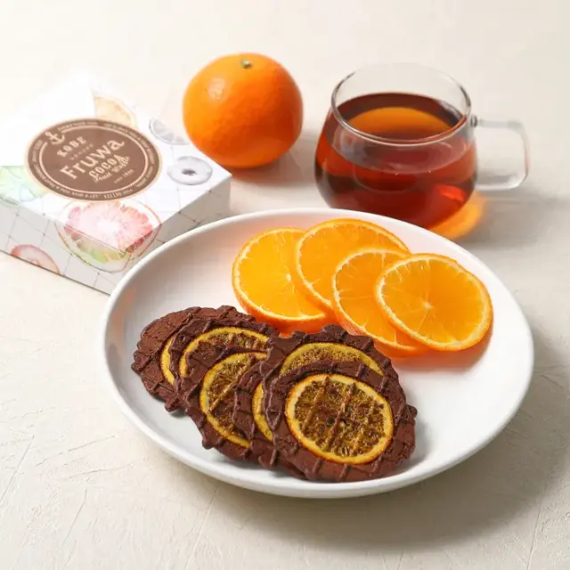 KOBE Fruwa 神戸フルワ (ココアオレンジ) 6枚入 梅香堂 お菓子 チョコ