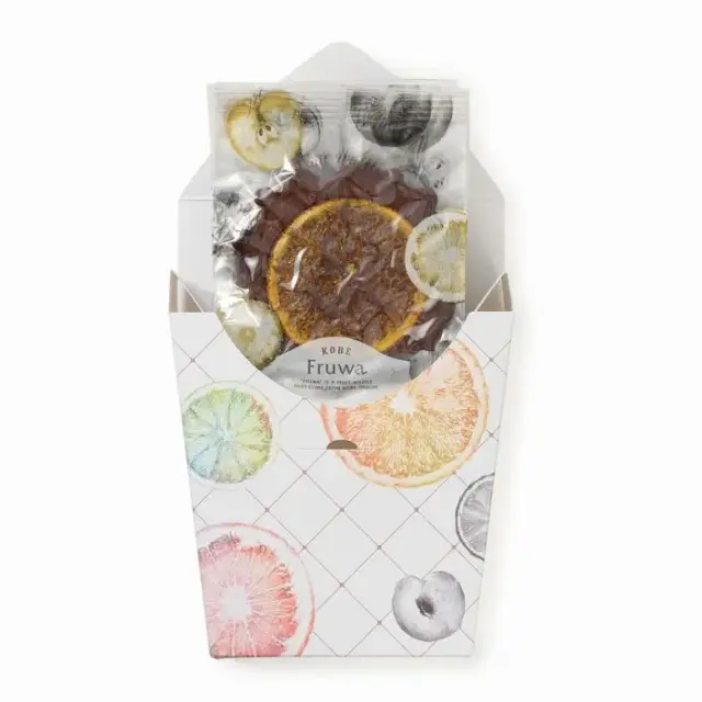 KOBE Fruwa 神戸フルワ (ココアオレンジ) 6枚入 梅香堂 お菓子 チョコ